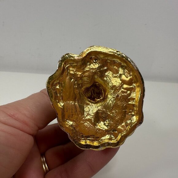 Millwood Pines Austrian Crystal Enamelled American Bauld Eagle Trinket Box - Picture 10 of 13